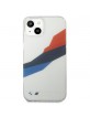 BMW iPhone 13 mini Case Cover Tricolor M Power Transparent