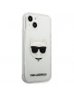 Karl Lagerfeld iPhone 13 mini Case Cover Choupette Head Transparent