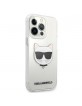 Karl Lagerfeld iPhone 13 Pro Max Case Cover Choupette Head Transparent