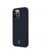 Mercedes iPhone 13 Pro Case Cover Silicone Line navy blue