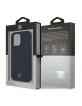 Mercedes iPhone 13 Pro Hülle Case Cover Silikon Line navy Blau
