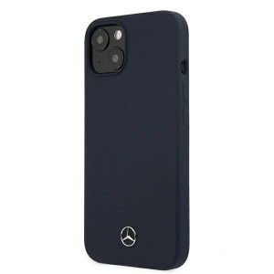 Mercedes iPhone 13 Case Cover Silicone Line navy blue