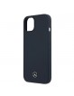 Mercedes iPhone 13 Case Cover Silicone Line navy blue