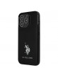 US Polo iPhone 13 Pro Case Cover Horses Logo Black