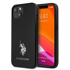US Polo iPhone 13 mini Hülle Case Cover Horses Logo Schwarz