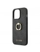 Guess iPhone 13 Pro Case Cover 4G Ring Stand Gray