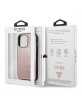 Guess iPhone 13 Pro Hülle Case Cover Croco Collection Pink