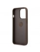 Guess iPhone 13 Pro Max Case Cover 4G Ring Stand Brown