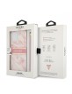 Guess iPhone 13 Pro Max Case Cover Pink Marble Strap