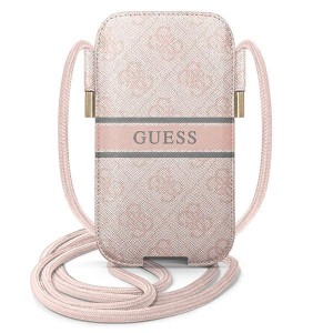 Guess phone case iPhone 12 Pro Max / 13 Pro Max 4G Stripe 6.7 Pink
