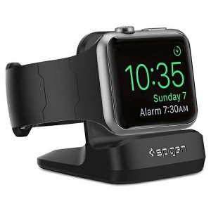 Spigen Nacht Ladestation Apple Watch 38-45mm S350 schwarz
