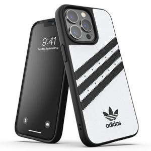 Adidas iPhone 13 Pro Hülle OR Moulded Case Cover PU weiß schwarz