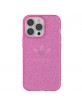 Adidas iPhone 13 Pro Hülle OR Protective Clear Case Glitter Rosa