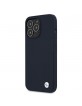 BMW iPhone 13 Pro Case Cover Silicone Signature navy / blue