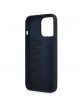 BMW iPhone 13 Pro Case Cover Silicone Signature navy / blue