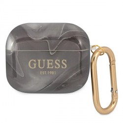 Guess AirPods 3 Case Cover Marble Collection Black