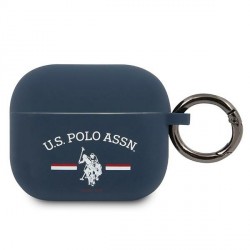US Polo AirPods 3 Case Cover Silicone Blue