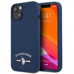 US Polo iPhone 13 / 14 / 15 Hülle Case Cover Silicone navy Blau