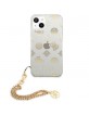 Guess iPhone 13 Hülle Case Cover Peony Chain Gold