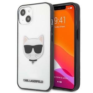 Karl Lagerfeld iPhone 13 Hülle Case Cover Transparent Ikonik Choupette