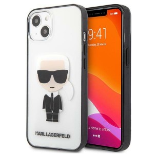 Karl Lagerfeld iPhone 13 Hülle Case Cover Transparent Ikonik Karl