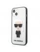 Karl Lagerfeld iPhone 13 mini Hülle Case Cover Transparent Ikonik Karl