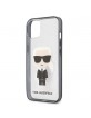 Karl Lagerfeld iPhone 13 mini Case Cover transparent Ikonik Karl