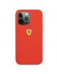 Ferrari iPhone 13 Pro Case Cover Silicone Red