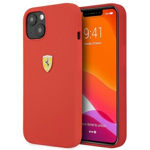Ferrari iPhone 13 Case Cover Silicone Red