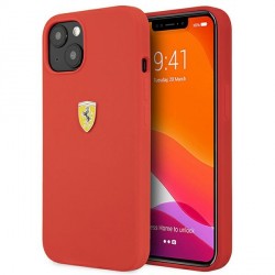 Ferrari iPhone 13 mini Hülle Case Cover Silikon Rot