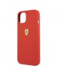 Ferrari iPhone 13 mini Hülle Case Cover Silikon Rot