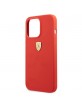 Ferrari iPhone 13 Pro Max Case Cover Silicone Red