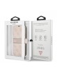 Guess iPhone 13 Tasche Book Case 4G Stripe Rosa