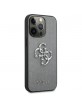 Guess iPhone 13 Pro Case Cover Saffiano 4G Metal Logo Gray