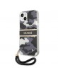 Guess iPhone 13 Case Cover Camo Strap Black