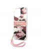 Guess iPhone 13 Pro Max Hülle Case Cover Camo Strap Rosa