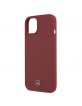Mercedes iPhone 13 Case Cover Silicone Line Red