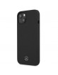 Mercedes iPhone 13 mini Case Cover Silicone Line Black