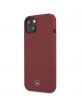 Mercedes iPhone 13 mini Hülle Case Cover Silicone Line Rot