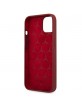 Mercedes iPhone 13 mini Case Cover Silicone Line Red