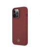 Mercedes iPhone 13 Pro Max Hülle Case Cover Silicone Line Rot