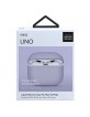 UNIQ AirPods 3 Case Cover Lino Hybrid Silicone lavender