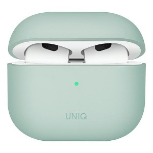 UNIQ AirPods 3 Case Cover Lino Hybrid Silicone mint green