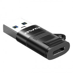 AWEI Adapter CL-13 USB-C / USB-A Schwarz