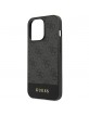 Guess iPhone 13 Pro Case Cover 4G Stripe Collection Gray