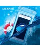 USAMS Waterproof Smartphone Case Outdoor TPU 6 Inch Blue