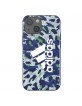 Adidas iPhone 13 mini OR Snap Hülle Case Cover Leopard Blau
