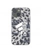 Adidas iPhone 13 mini OR Snap Hülle Case Cover Leopard Grau
