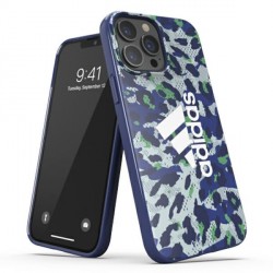 Adidas iPhone 13 Pro Max OR Snap Hülle Case Cover Leopard Blau