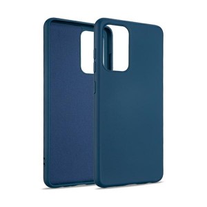 Beline Samsung S22 Ultra Silikon Hülle Case Cover Innenfutter Blau